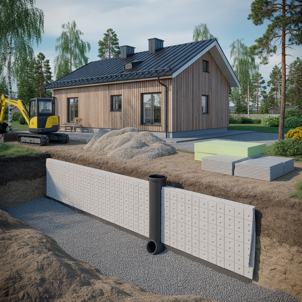 kostnad for dranering av husgrund 2025 vad ingar