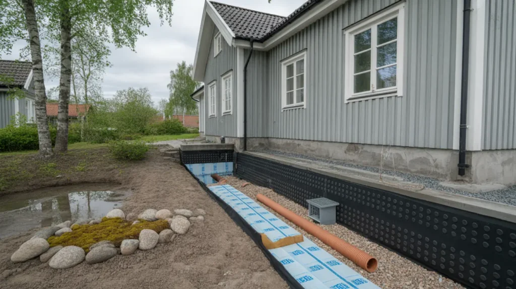 k llarrenovering med fuktskydd och f rb ttrad dr nering i brottby vallentuna