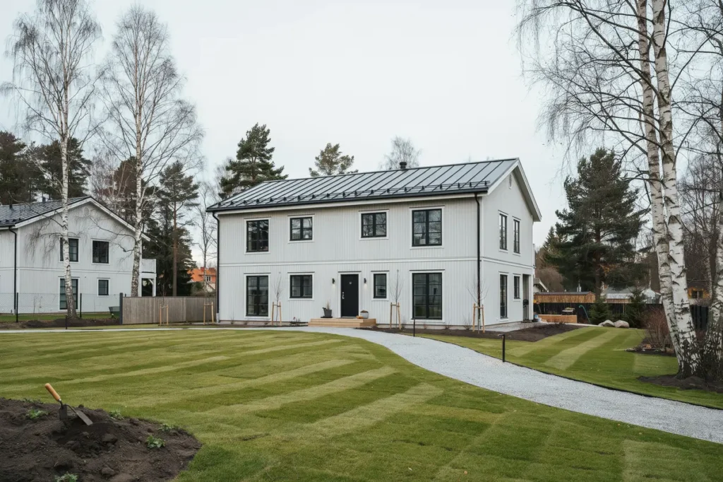 finplanering av tr dg rdstomt med gr ss dd i b llsta vallentuna